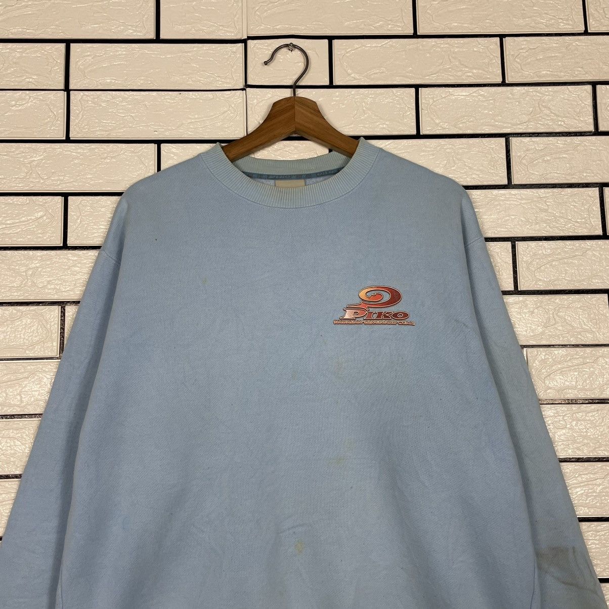 Japanese Brand Piko Hawaian Big Logo Surf Crewneck Sweatshirt Size US M / EU 48-50 / 2 - 2 Thumbnail