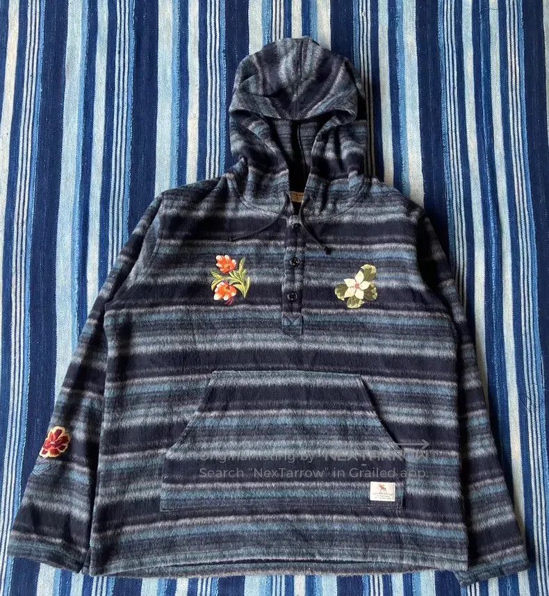 Neighborhood Neighborhood Embroidered Crewneck Wool Sweater Coat Size US XL / EU 56 / 4 - 1 Thumbnail