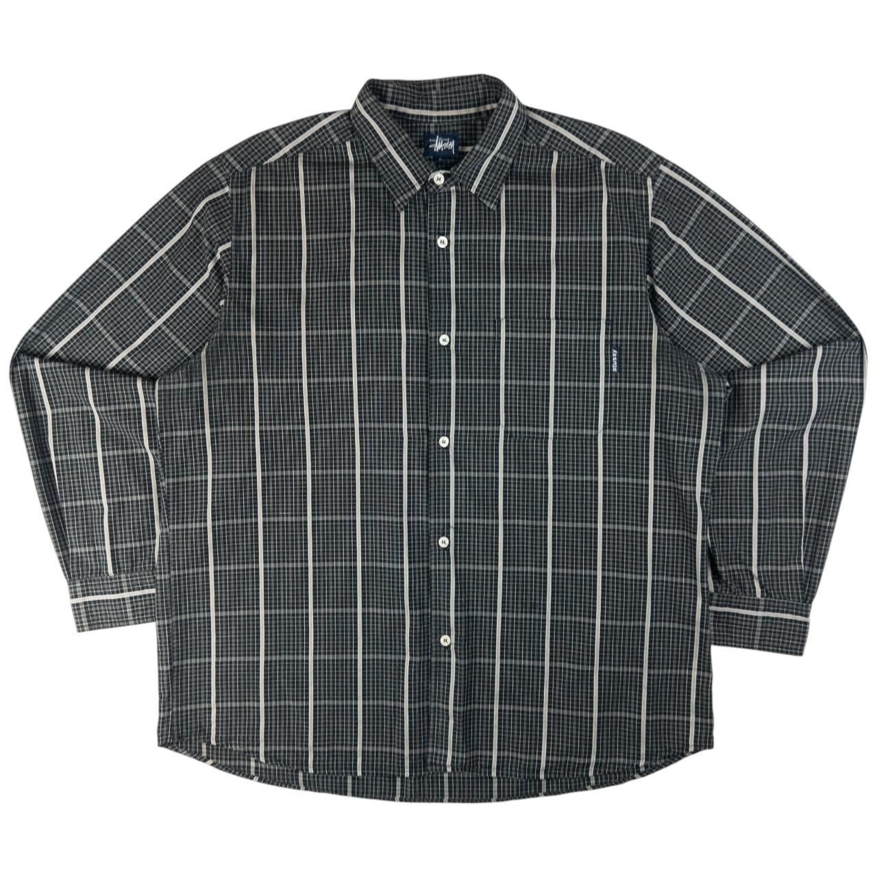 Stussy Vintage Stussy Long Sleeve Button Up Shirt Size L Size US L / EU 52-54 / 3 - 1 Thumbnail