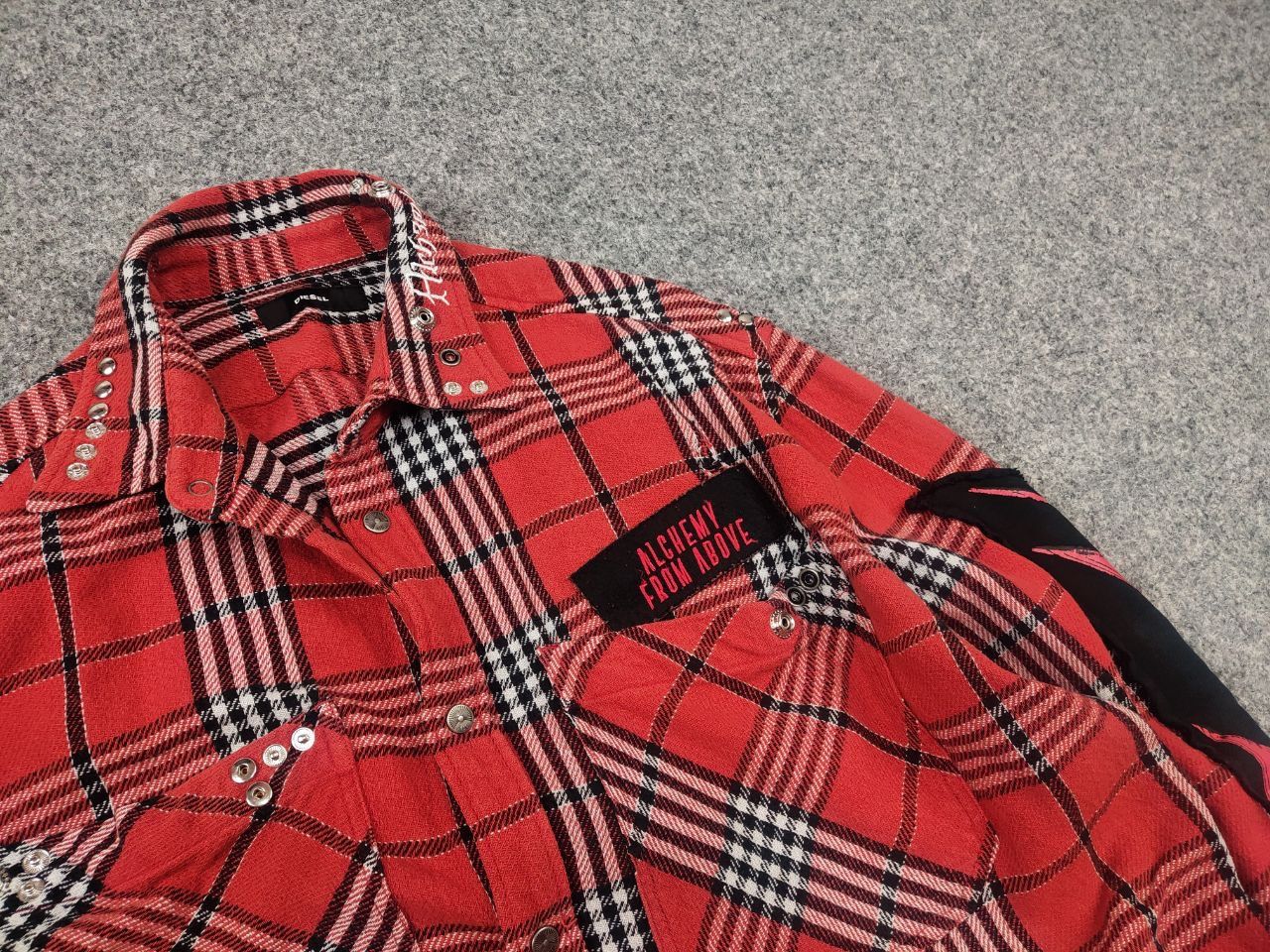 Diesel Diesel alchemy from above Distressed Plaid Flannel Shirt Size US M / EU 48-50 / 2 - 7 Thumbnail
