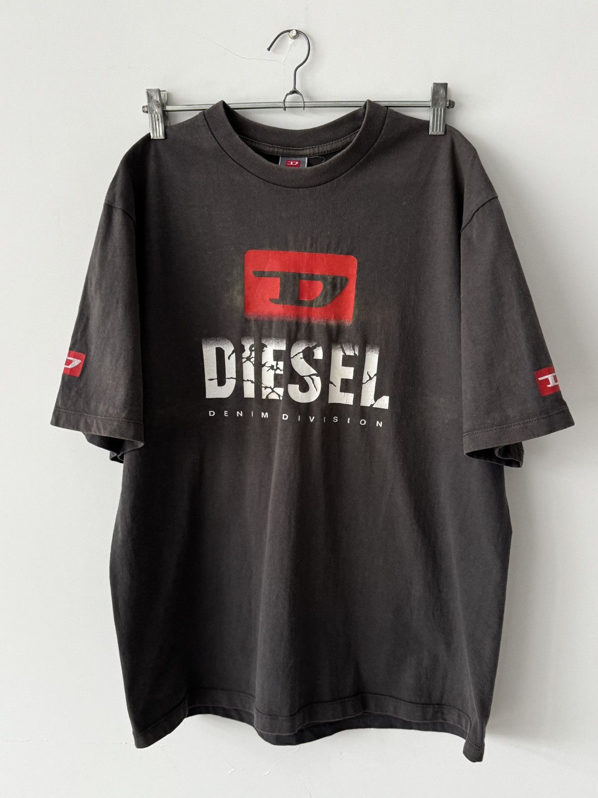 Diesel × Vintage Vintage Y2K Diesel Printed Avant Garde Opium Faded T-Shirt Size US L / EU 52-54 / 3 - 1 Thumbnail