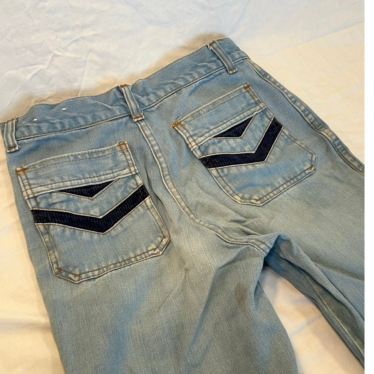 Other Women's 100% Cotton Size 2 Jeans Corduroy Pattern Pockets Size 26" / US 2 / IT 38 - 5 Thumbnail