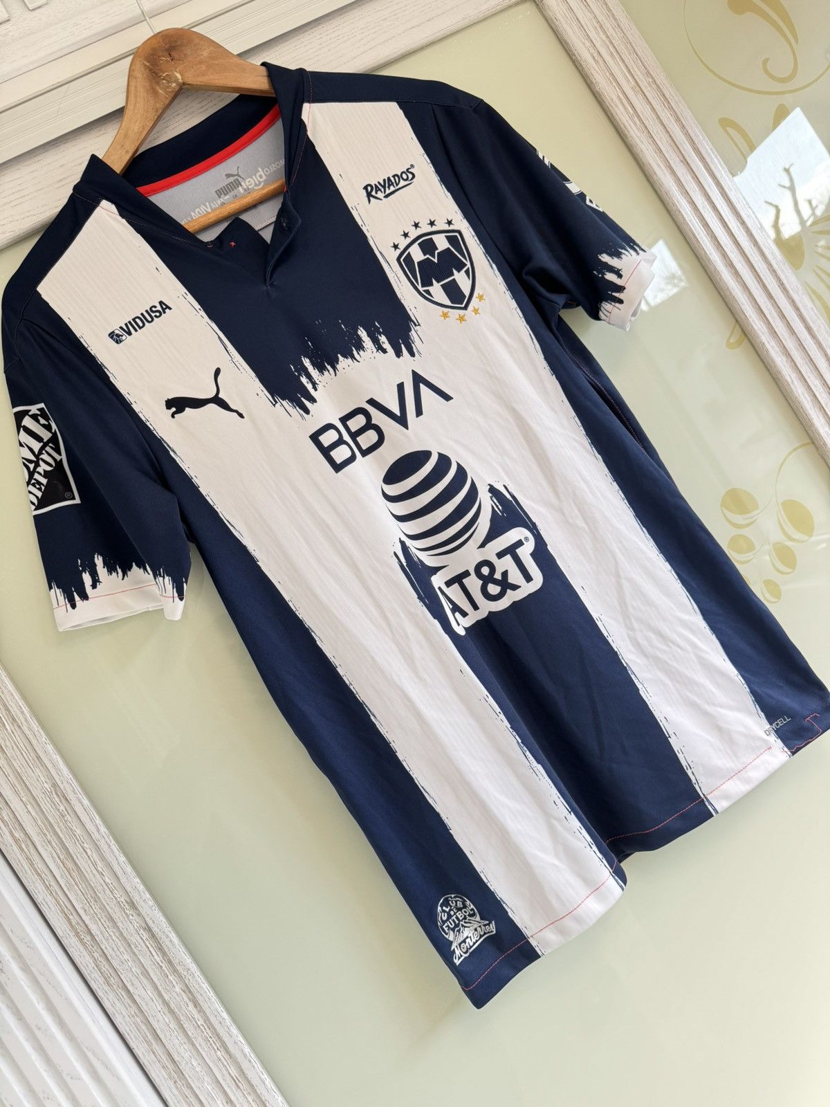 Puma Rayados Monterrey 2020-2021 Home Soccer Jersey Football Kit Size US M / EU 48-50 / 2 - 4 Thumbnail