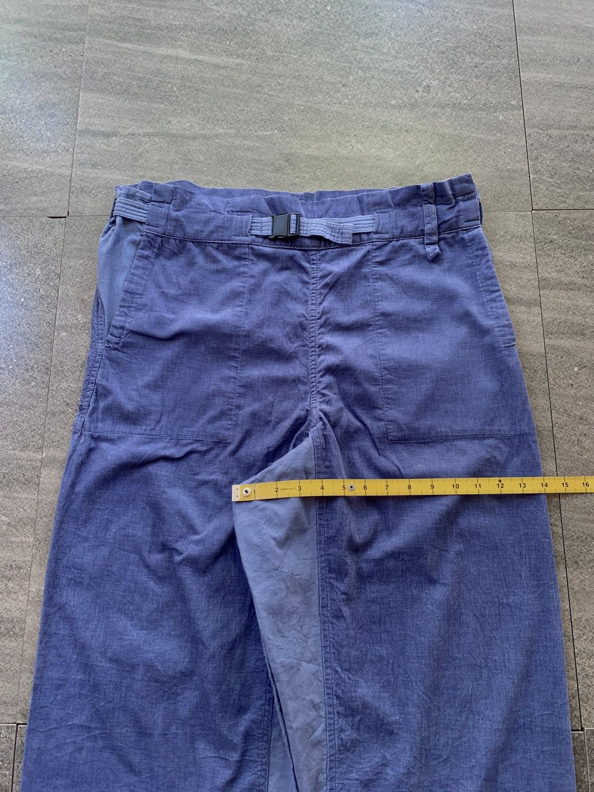 Issey Miyake FREE TAX! Two Tone Corduroy Wideleg Cropped Pants Size US 32 / EU 48 - 13 Thumbnail