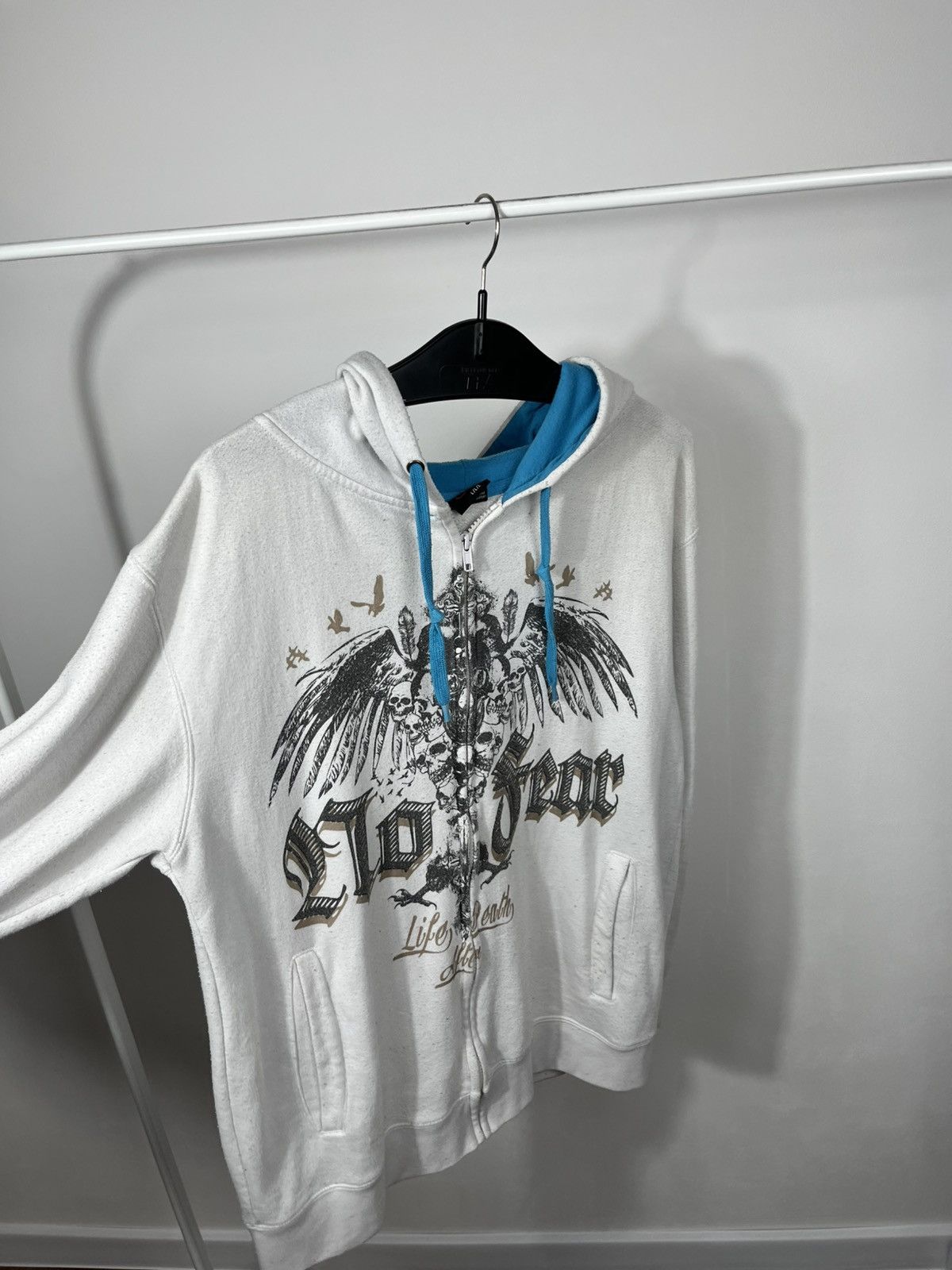 No Fear Vintage No Fear Hoodie Zip Up Graphic Skull Y2K Mens L Size US L / EU 52-54 / 3 - 5 Thumbnail