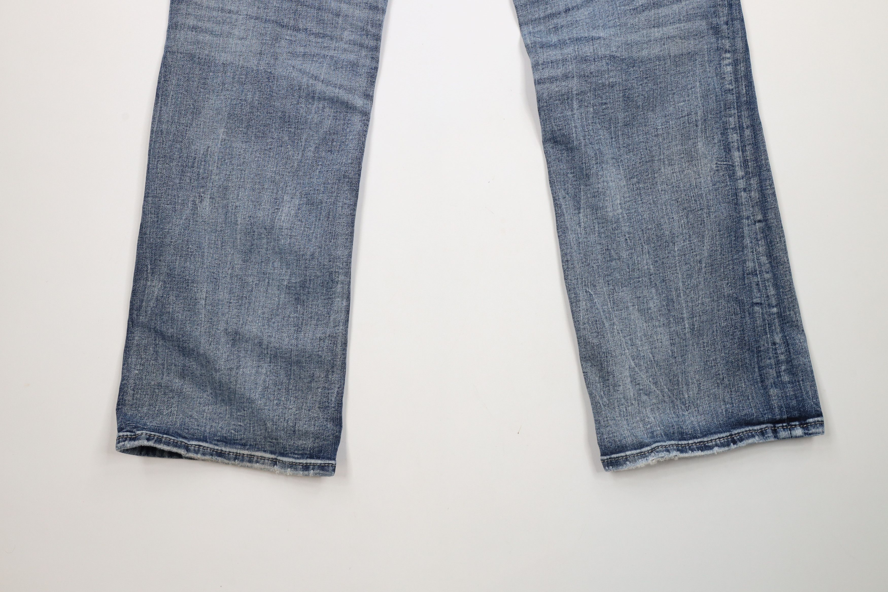 Rock Revival × Vintage Rock Revival Jeweled Pecola Easy Boot Flared Denim Jeans Size 34" / US 12 / IT 48 - 14 Thumbnail