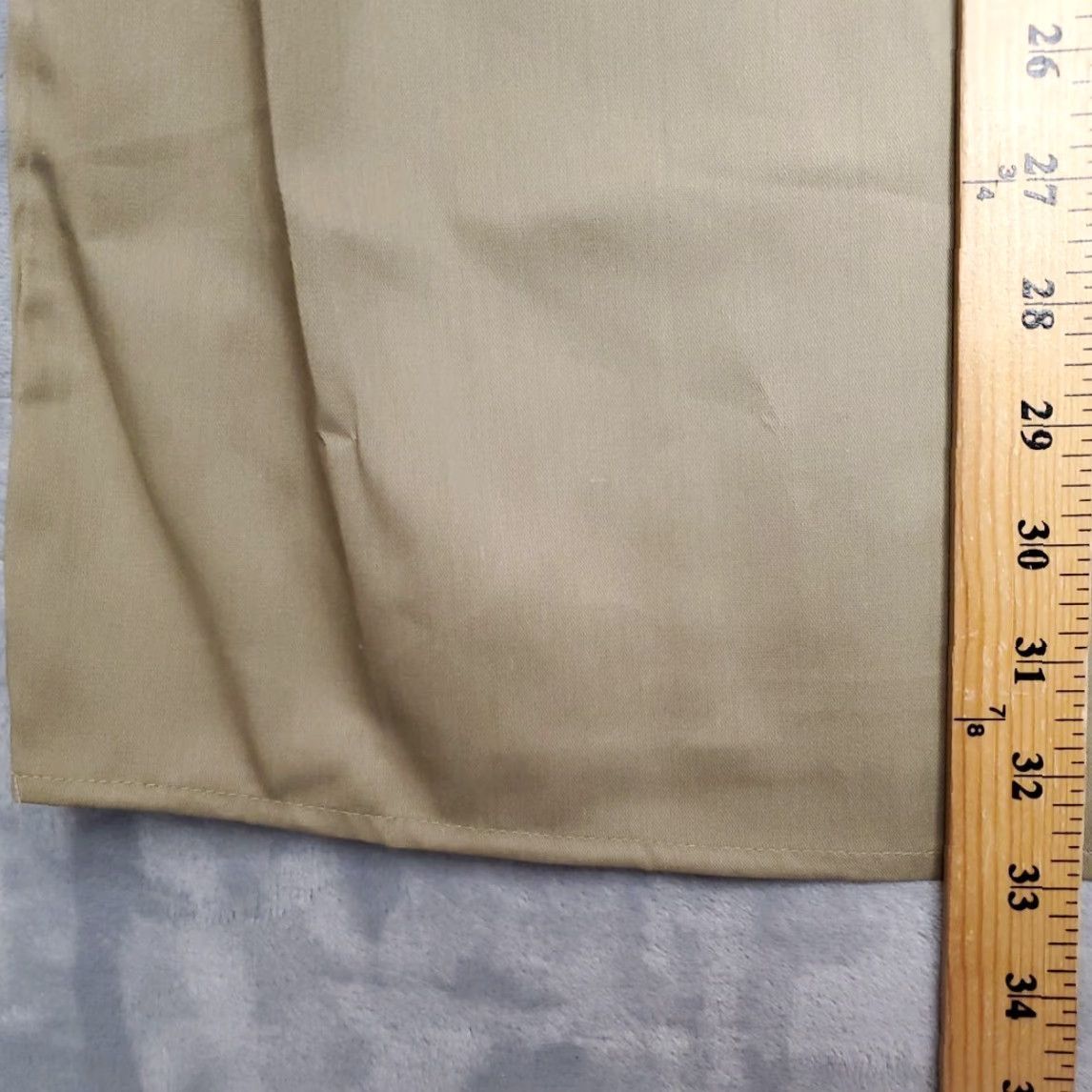 Dickies VINTAGE Dickies Shirt Mens L Beige Khaki Woven Long Sleeve Button-Up 16.5 Made in USA Workwear Casual/Outdoor Men's Shirts Size US L / EU 52-54 / 3 - 7 Thumbnail