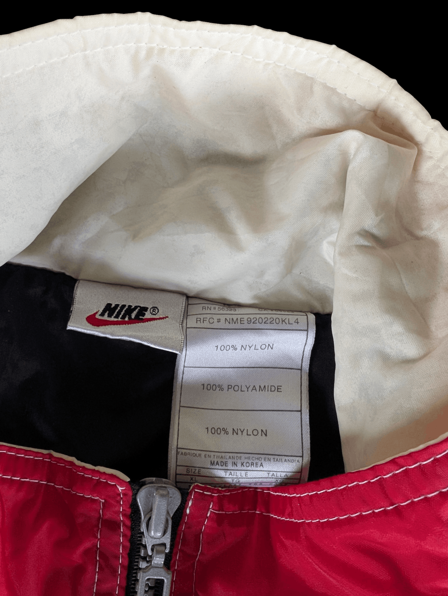 Nike Vintage Nike Big Swoosh Jaket Size US XL / EU 56 / 4 - 11 Thumbnail