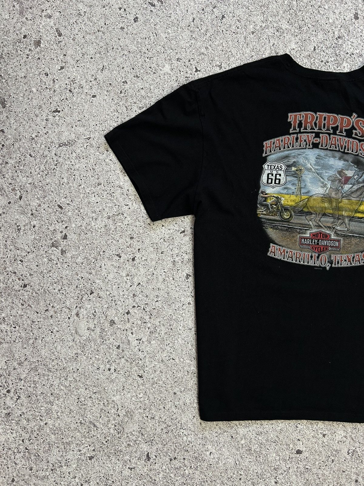 Band Tees × Harley Davidson × Vintage Vintage 2014 Trip’s Harley Davidson Texas Route 66 T-Shirt Size US XXL / EU 58 / 5 - 4 Thumbnail
