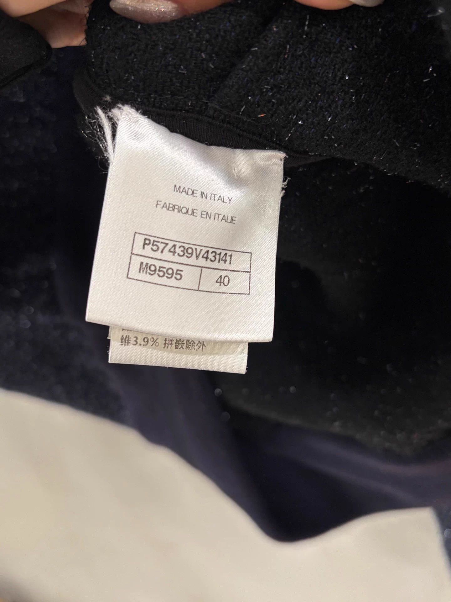 Chanel Chanel Starry Blue Knit Sweatshirt Stored 40 Size M / US 6-8 / IT 42-44 - 5 Thumbnail