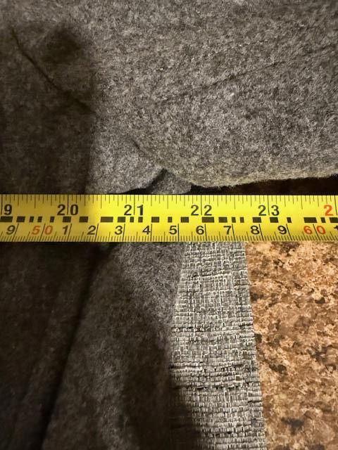 Gap GAP WOOL BLEND GRAY PEACOAT QUILT LINED SINGLE BREAST MEN S Size US S / EU 44-46 / 1 - 8 Thumbnail