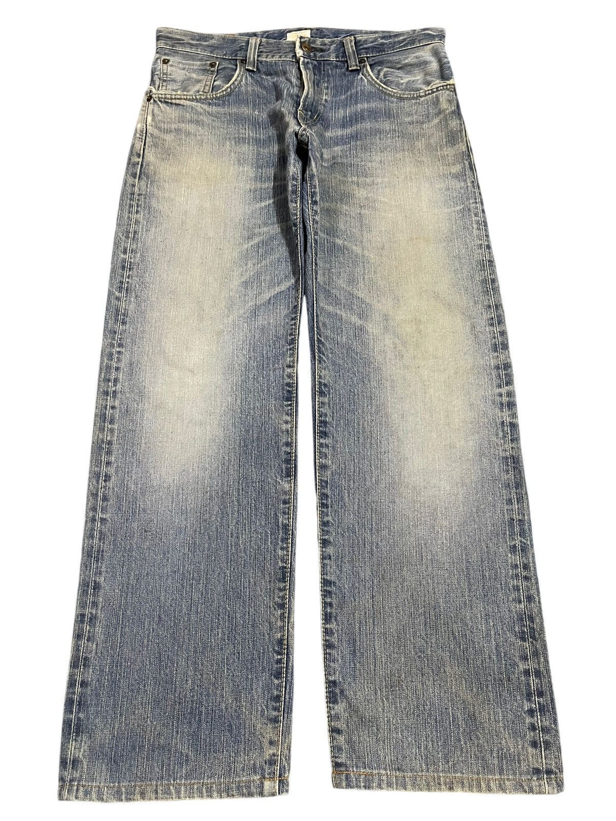 Edwin Vintage Japan Edwin 505zx Faded Wash Style Baggy Jeans Size US 33 - 1 Thumbnail