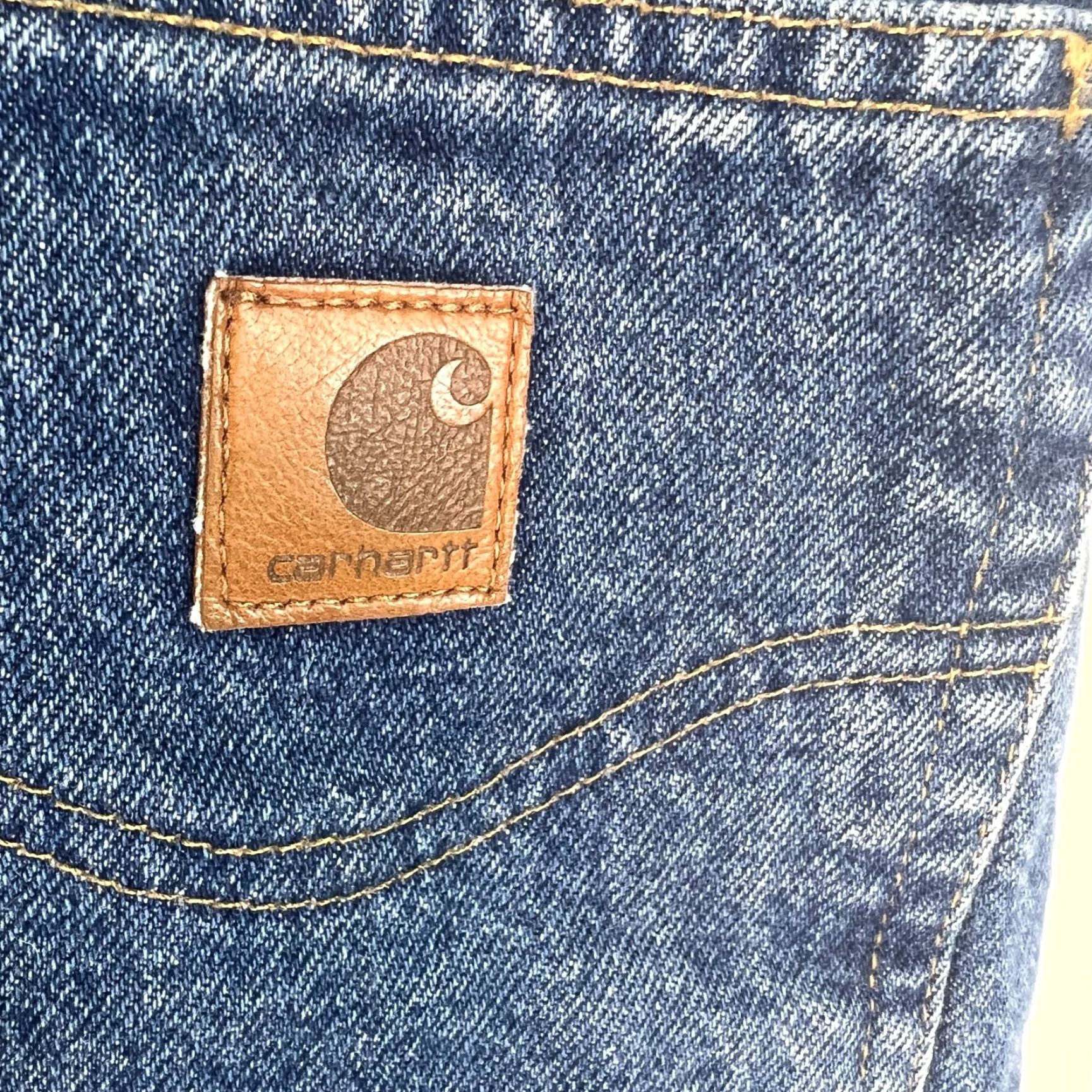 Carhartt Carhartt Jeans Mens Lined Blue 46 x 30 Relaxed Fit Straight Leg Denim Color Blue Brand Carhartt Size 46 Inseam 30 in USA Theme Grunge Logo USA Size US 30 / EU 46 - 6 Thumbnail