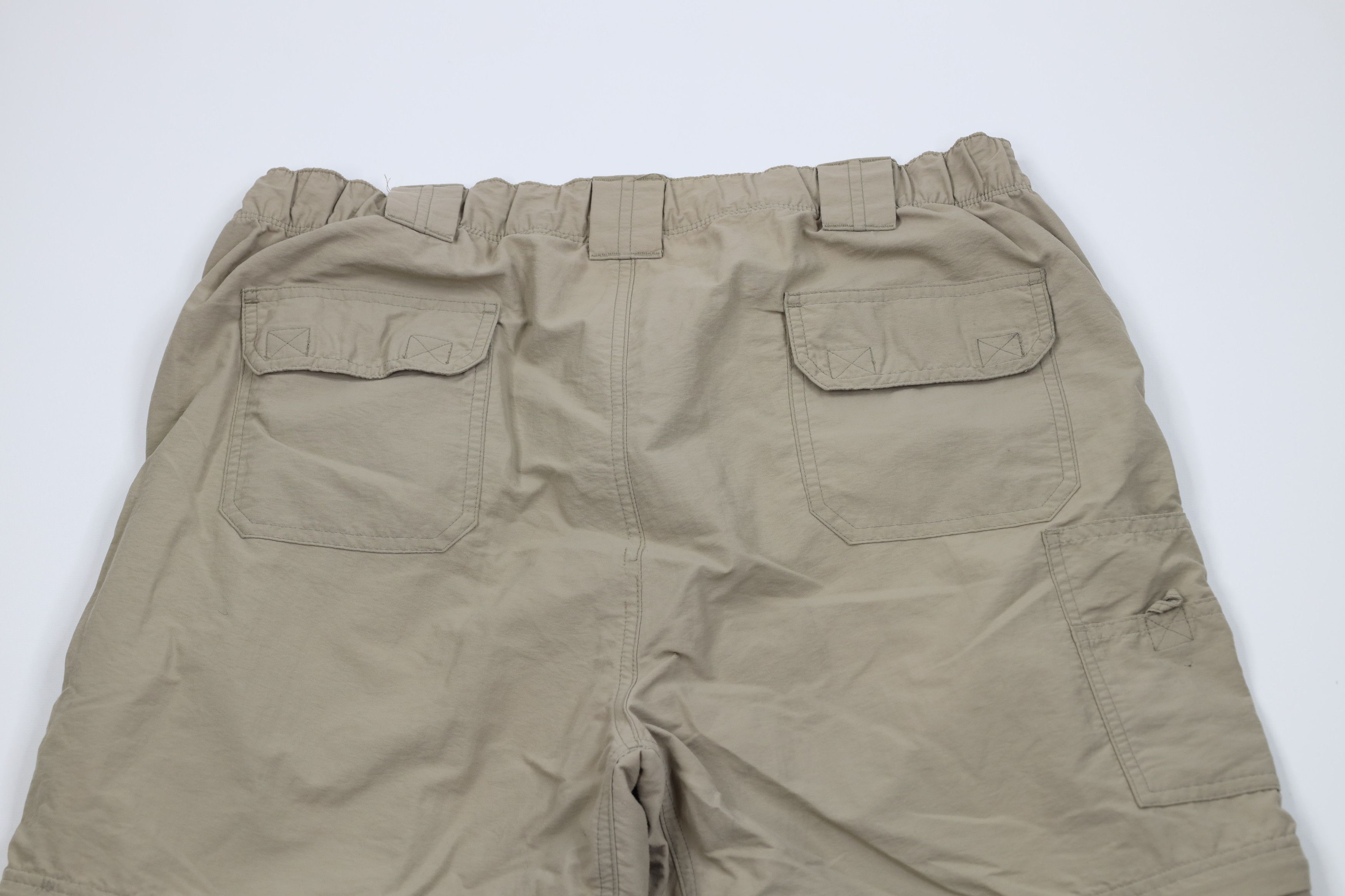 L.L. Bean Vintage LL Bean Convertible Cargo Pants Shorts Beige Nylon Size 36" / US 14 / IT 50 - 12 Thumbnail