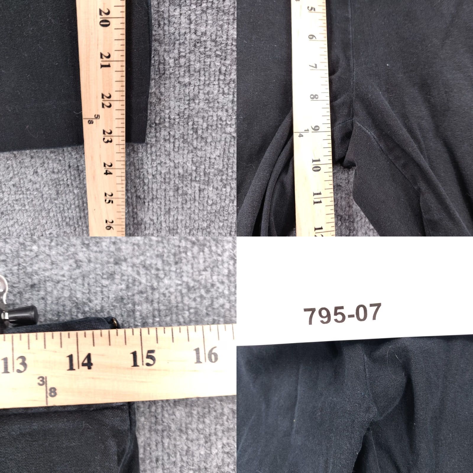 J.Crew J.CREW Pants Womens 6 Black Winnie Cropped Mid Rise Skinny Lined Front Flat Casual Pants Womens Size 28" / US 6 / IT 42 - 8 Thumbnail