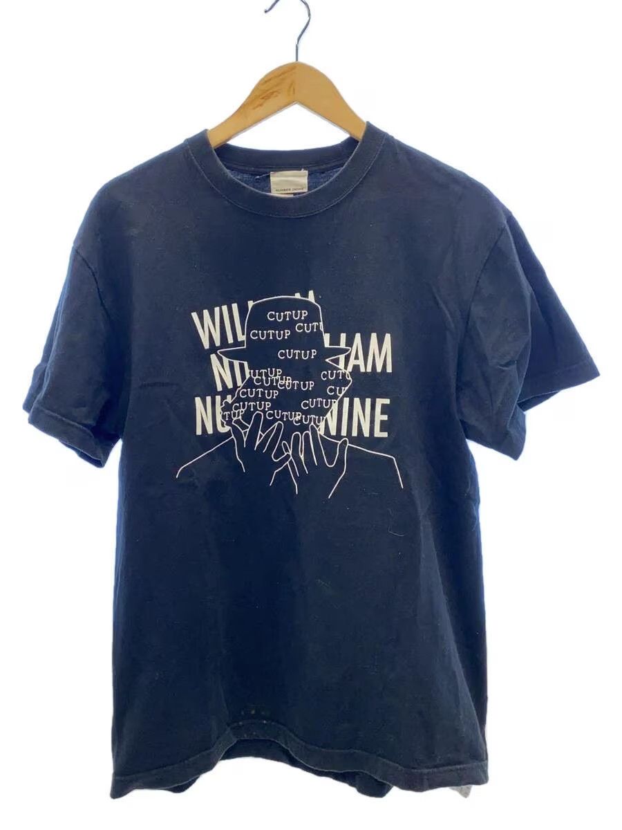 image of Number N Ine William Burroughs "cut Up" Tee in Black, Men's (Size Large)