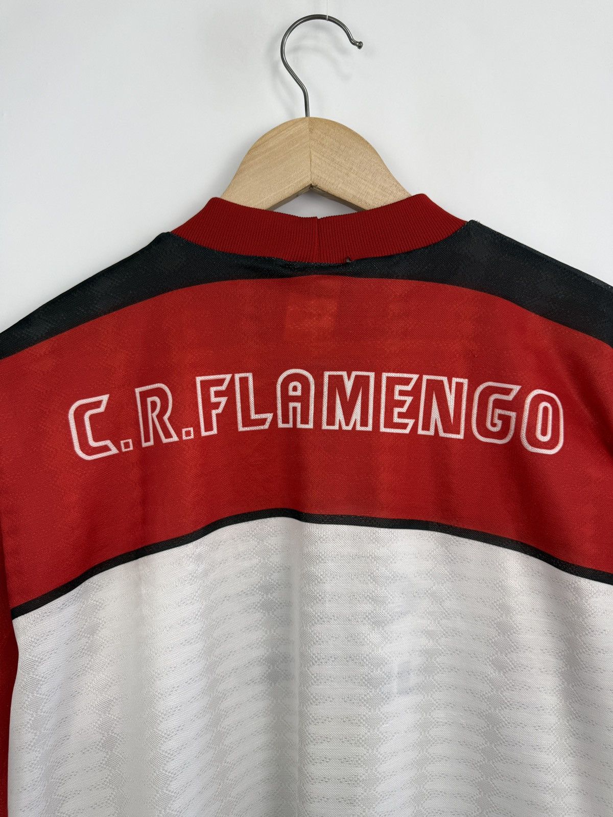 Umbro 🇧🇷 Vintage 90s Umbro C.R. Flamengo Football Training Jersey Size US L / EU 52-54 / 3 - 10 Thumbnail