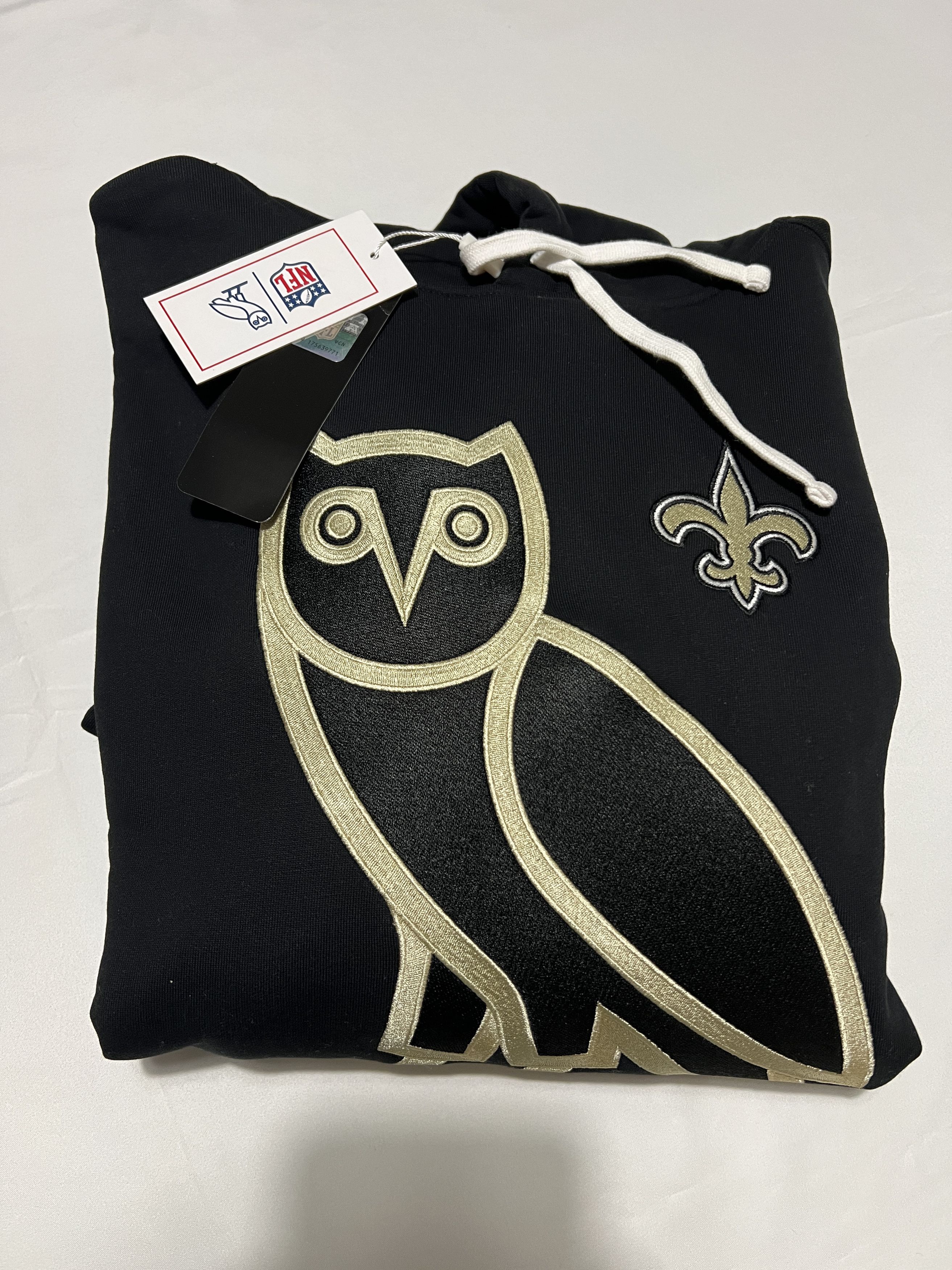 Drake OVO x NFL NEW ORLEANS SAINTS OG OWL HOODIE Size US S / EU 44-46 / 1 - 4 Thumbnail
