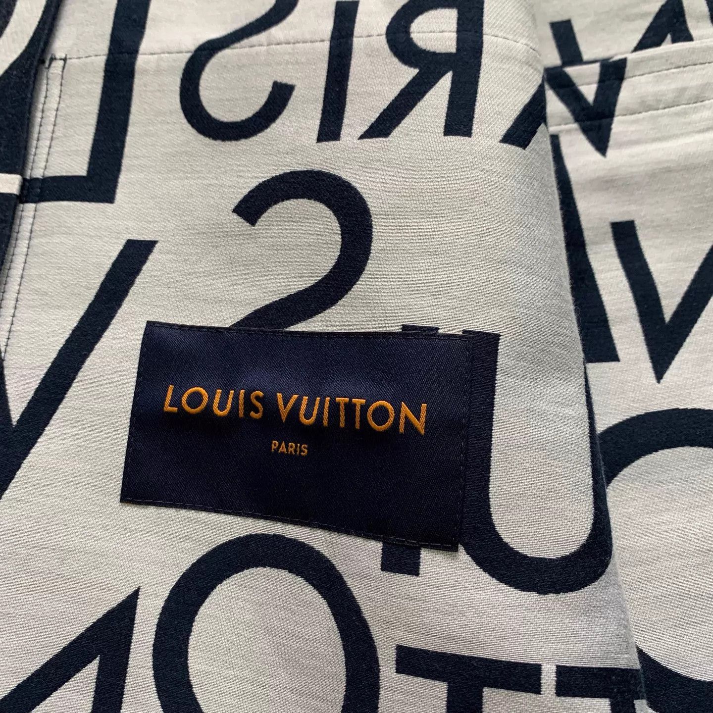 Louis Vuitton LV Blue Allover Print Jacket 48 98 New Size US M / EU 48-50 / 2 - 5 Thumbnail