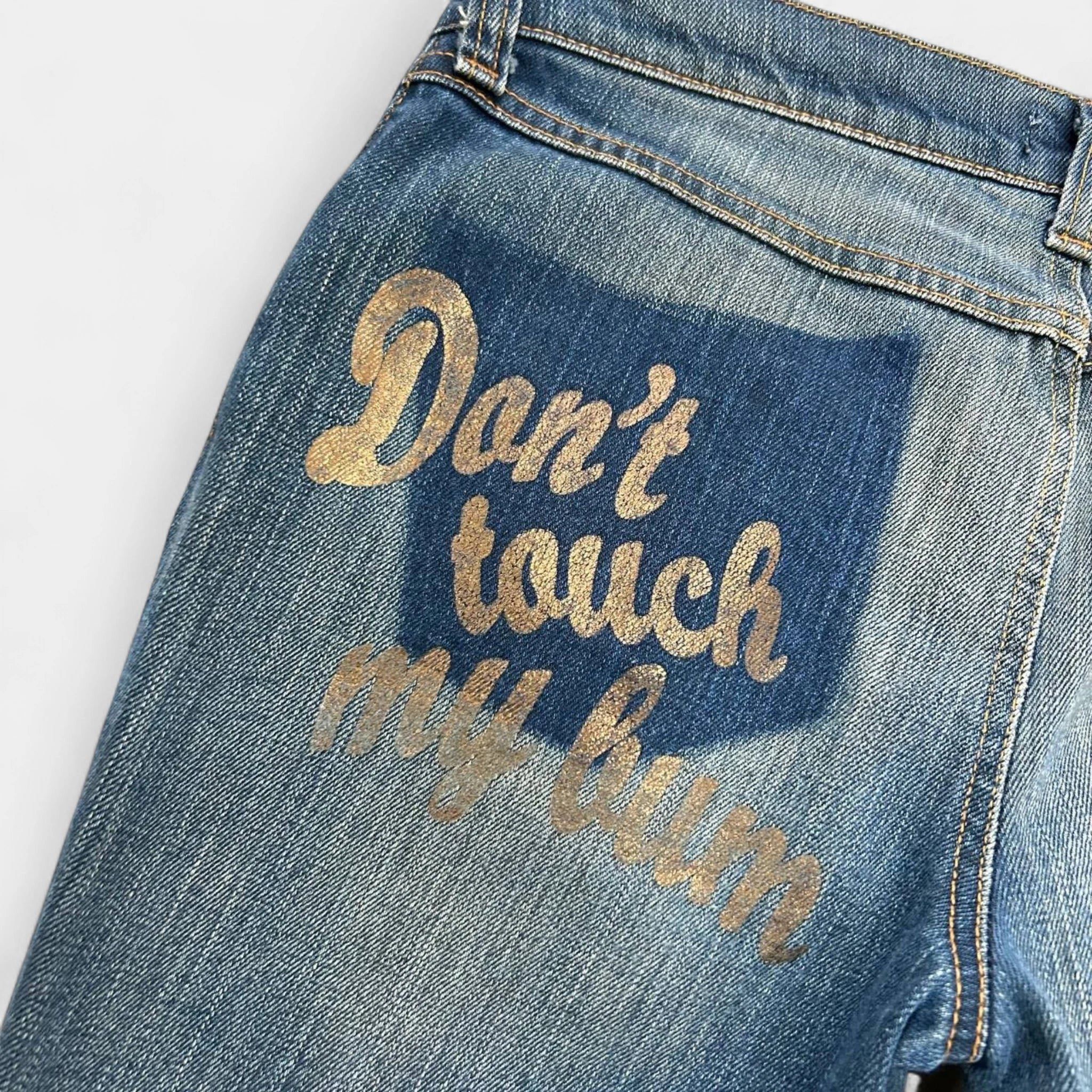 Dolce & Gabbana Dolce & Gabbana Flared Blue Denim Jeans Size 28" / US 6 / IT 42 - 3 Thumbnail