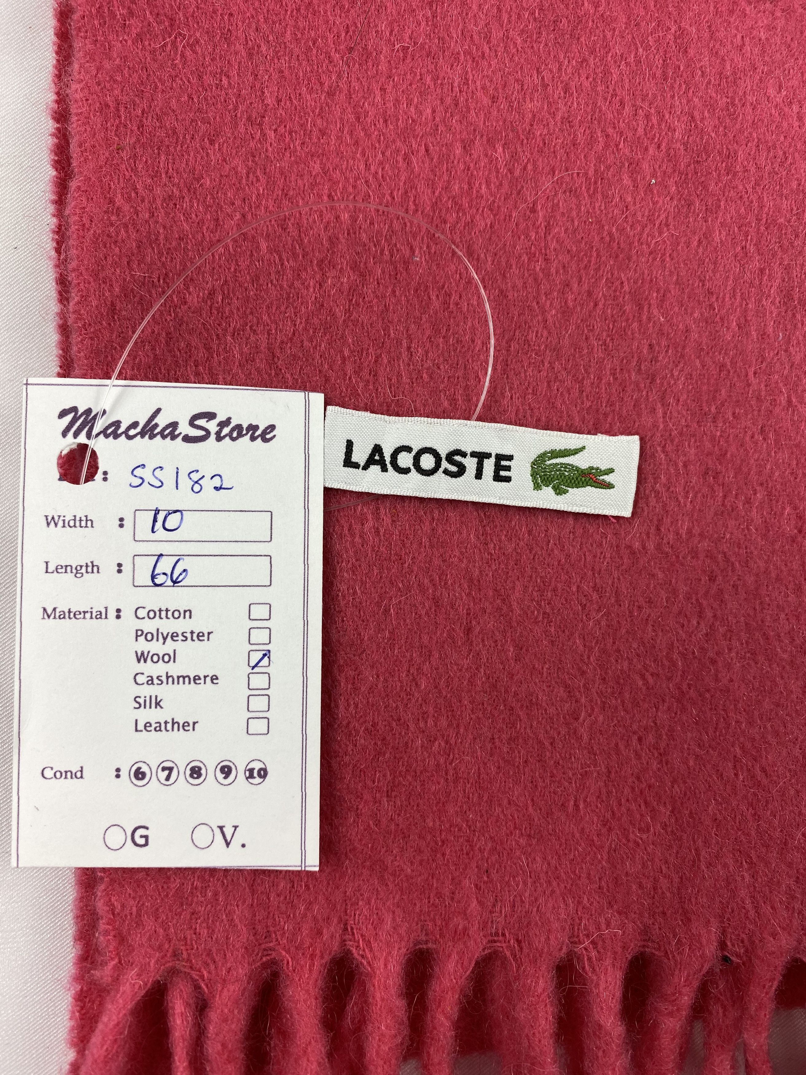 Lacoste Lacoste Scarf / Muffler / Neckwear Size ONE SIZE - 4 Thumbnail