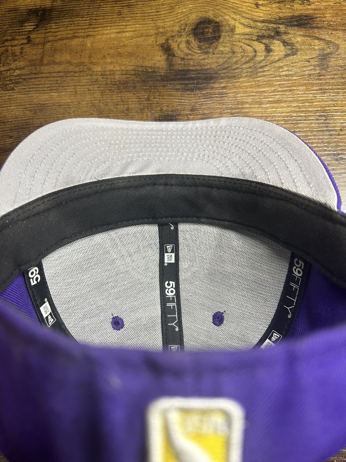 NBA × New Era Los Angeles Lakers New Era fitted hat 7 1/8 Size ONE SIZE - 5 Thumbnail