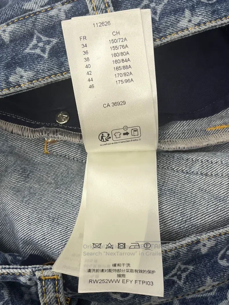 Louis Vuitton Louis Vuitton High waisted denim shorts with presbyopic lo Size US 36 / EU 52 - 7 Thumbnail