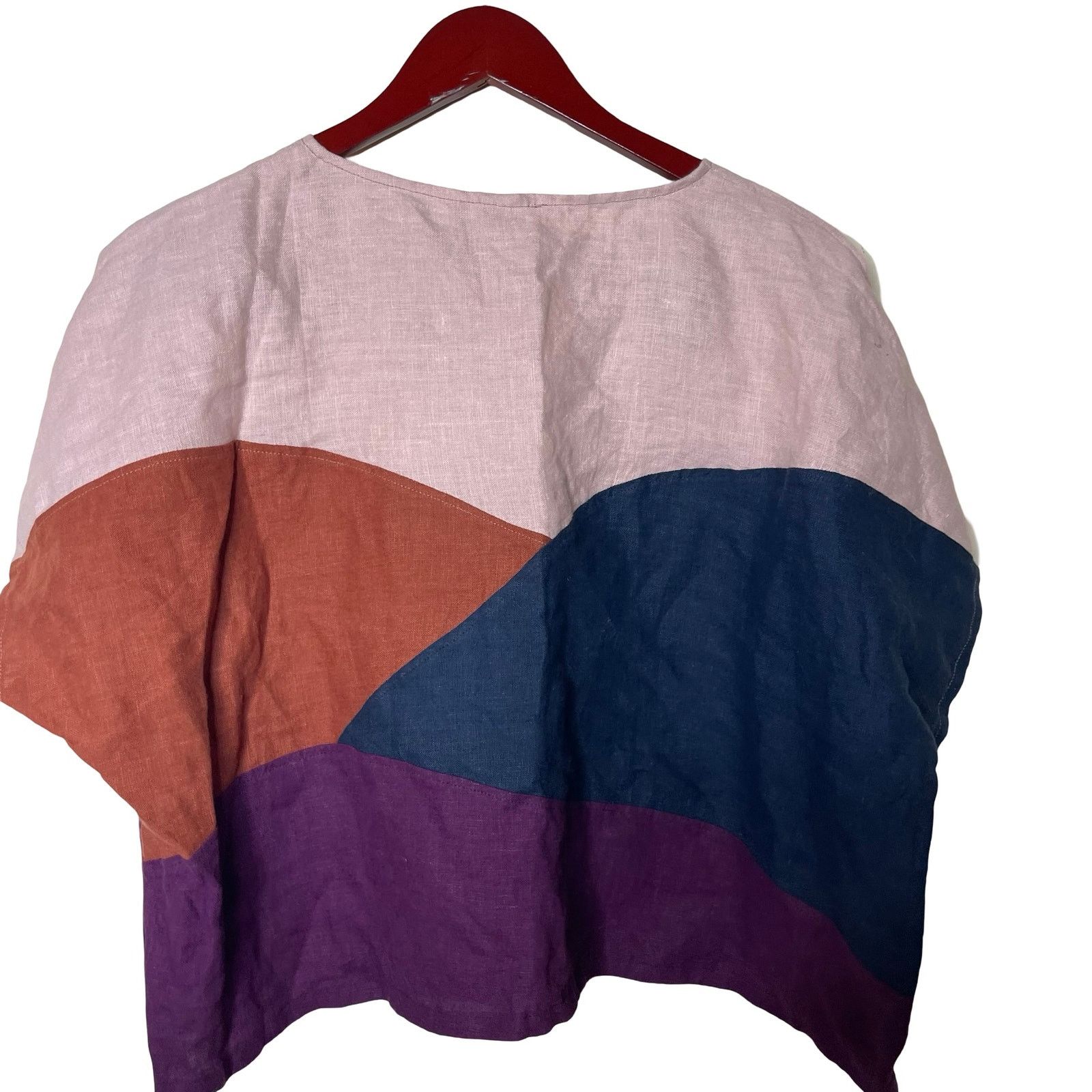 Other Thread + Sprout nature top in blue purple rust pink sz 2 Size M / US 6-8 / IT 42-44 - 4 Thumbnail