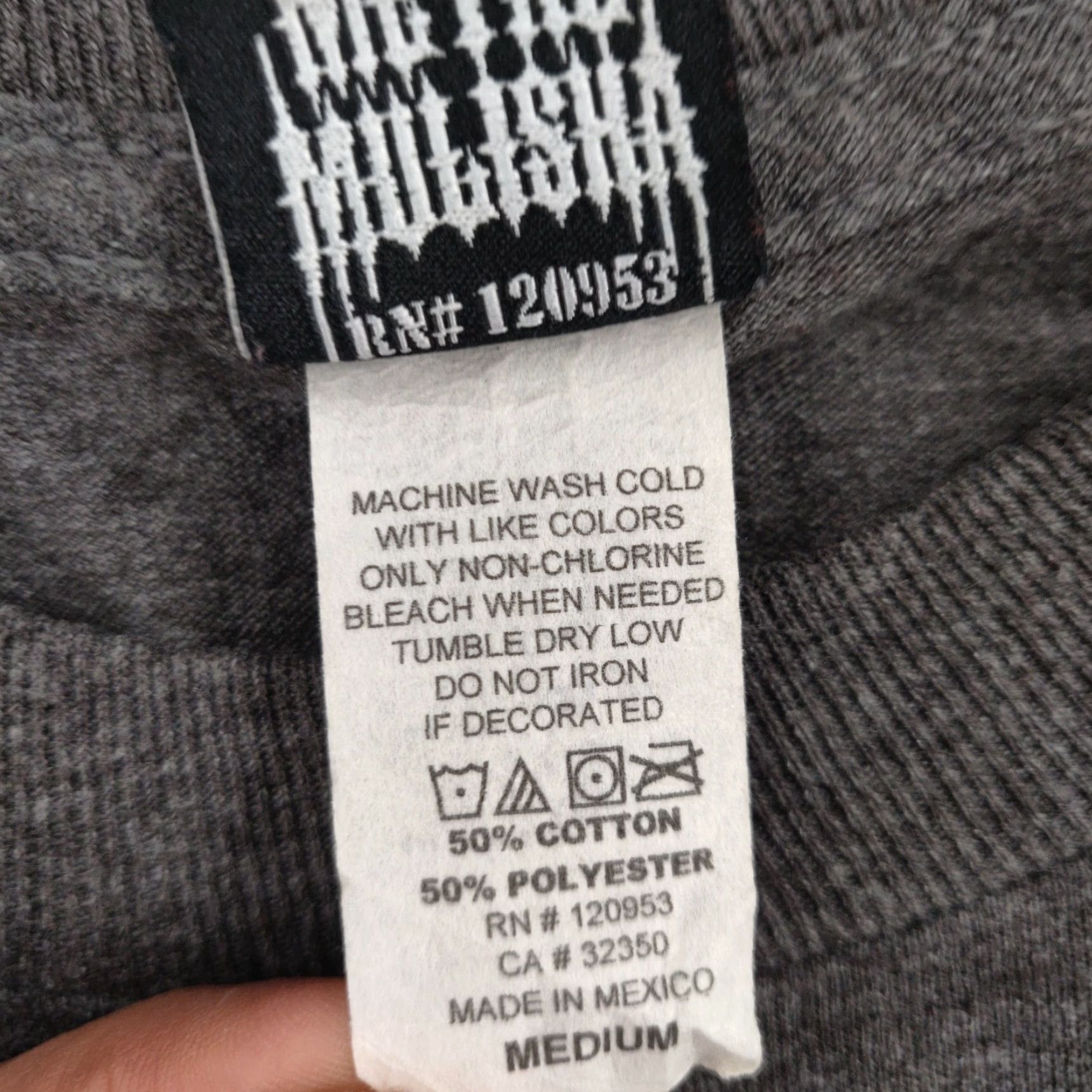 Metal Mulisha VINTAGE Metal Mulisha T-Shirt Mens M Gray 90s Logo Shirt Short Sleeve Crew Neck Cotton Polyester Knit Size US M / EU 48-50 / 2 - 7 Thumbnail