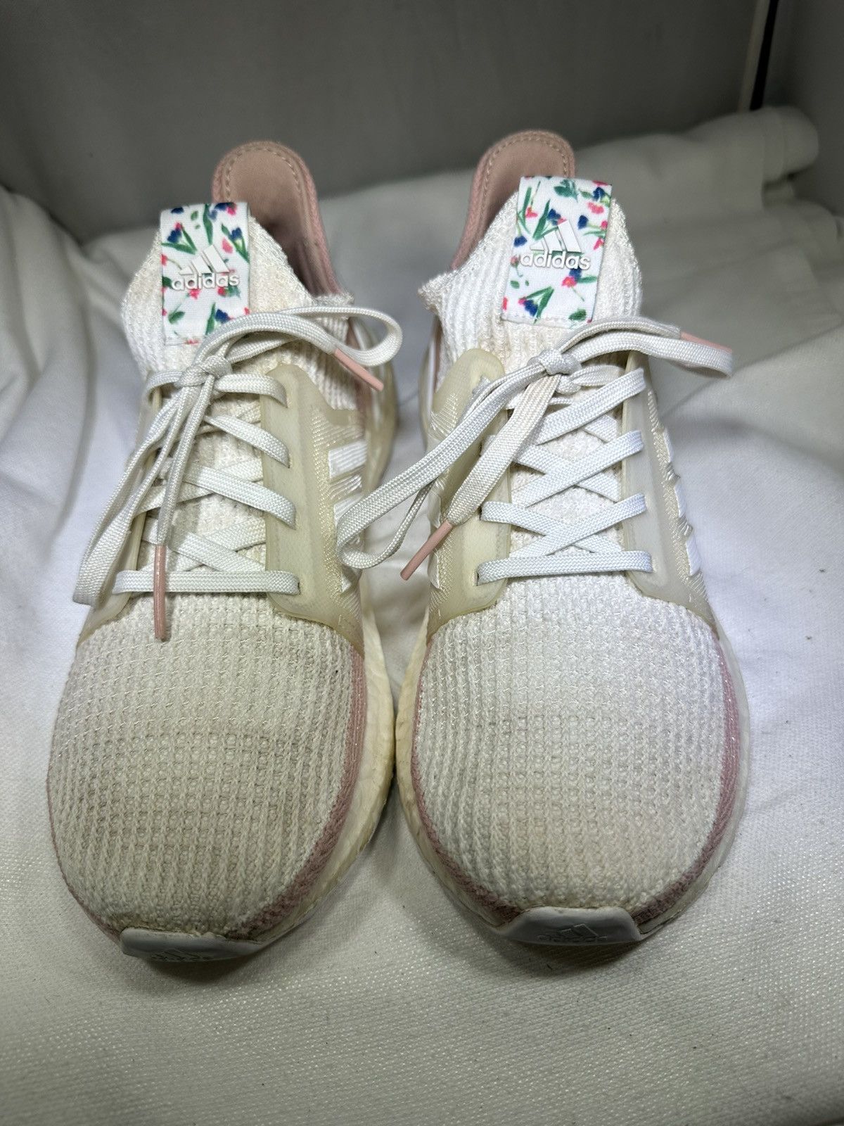 Adidas Adidas Women's 6.5 Ultrabost 19 White Pink Spirit Size US 6.5 / IT 36.5 - 2 Thumbnail