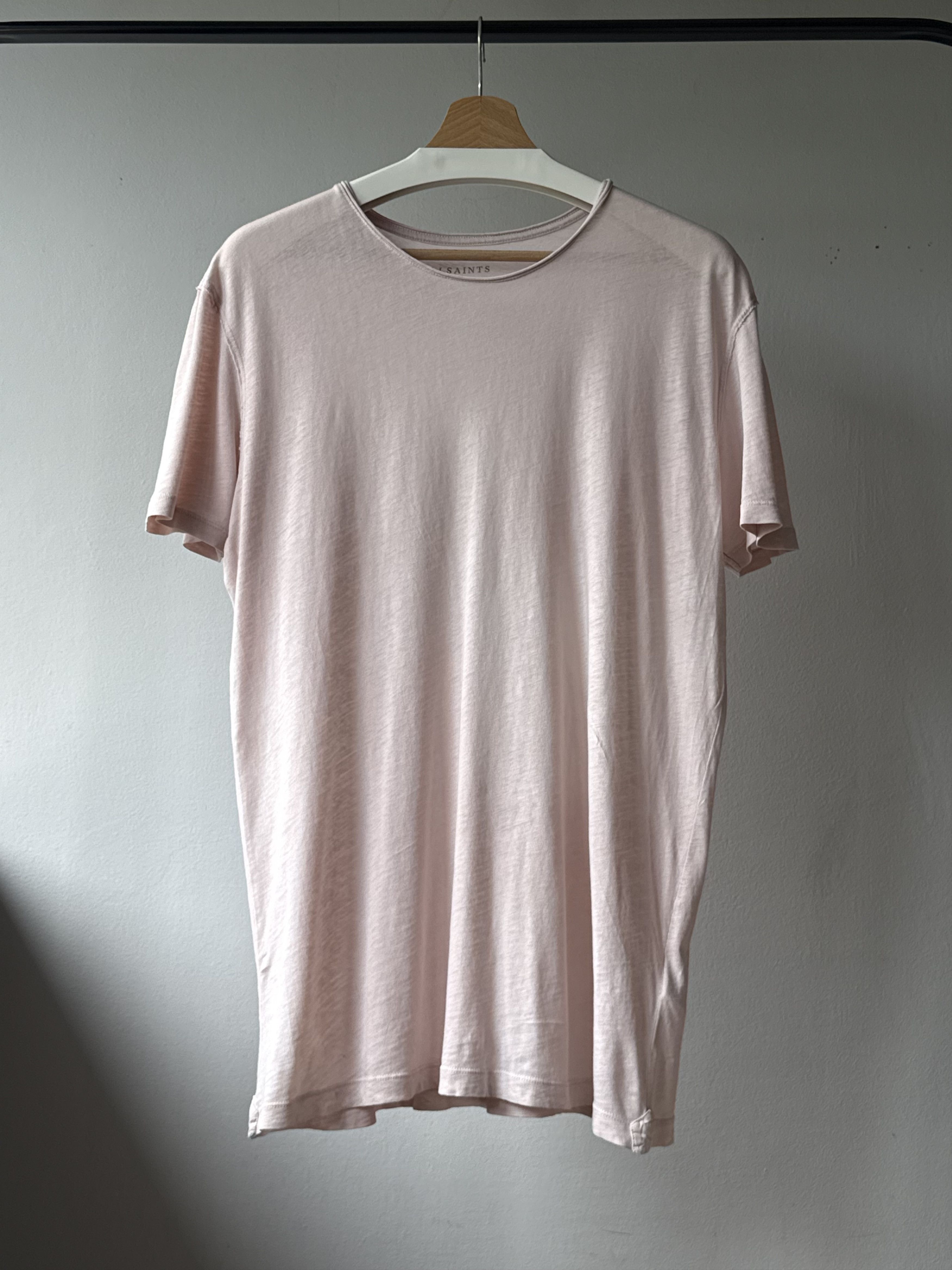 Allsaints Allsaints Figure Crew Neck Raw Edge Short Sleeve T-Shirt Size US M / EU 48-50 / 2 - 1 Thumbnail