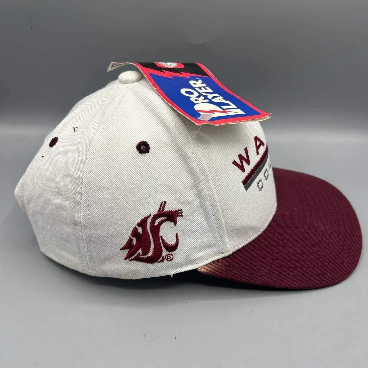 Pro Player Vintage Washington State Cougars Hat Men Snap Back NCAA New Size ONE SIZE - 6 Thumbnail