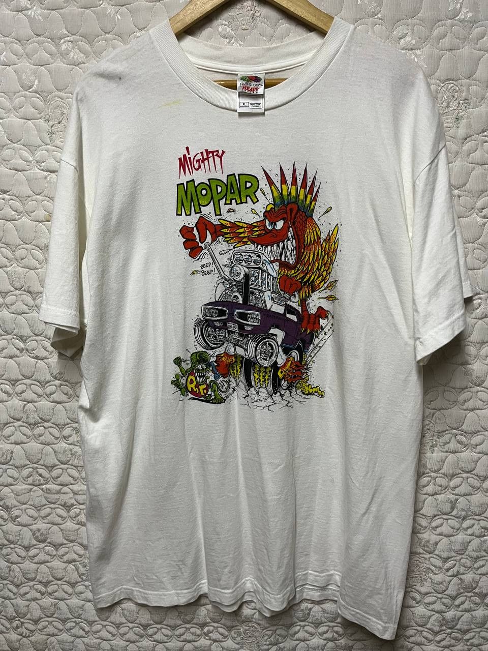 Art × Fruit Of The Loom × Vintage Vintage Ed Roth Rat Fink Shirt 