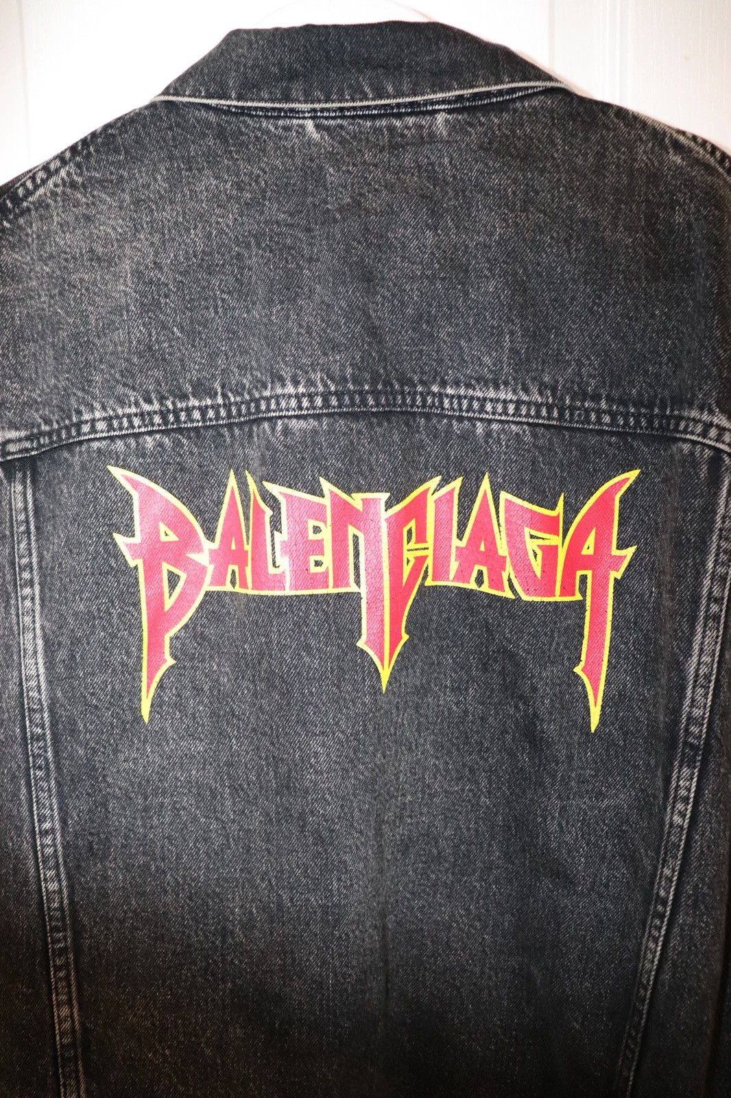 Balenciaga Metal Oversized Denim Jacket 'Black Size US L / EU 52-54 / 3 - 6 Thumbnail