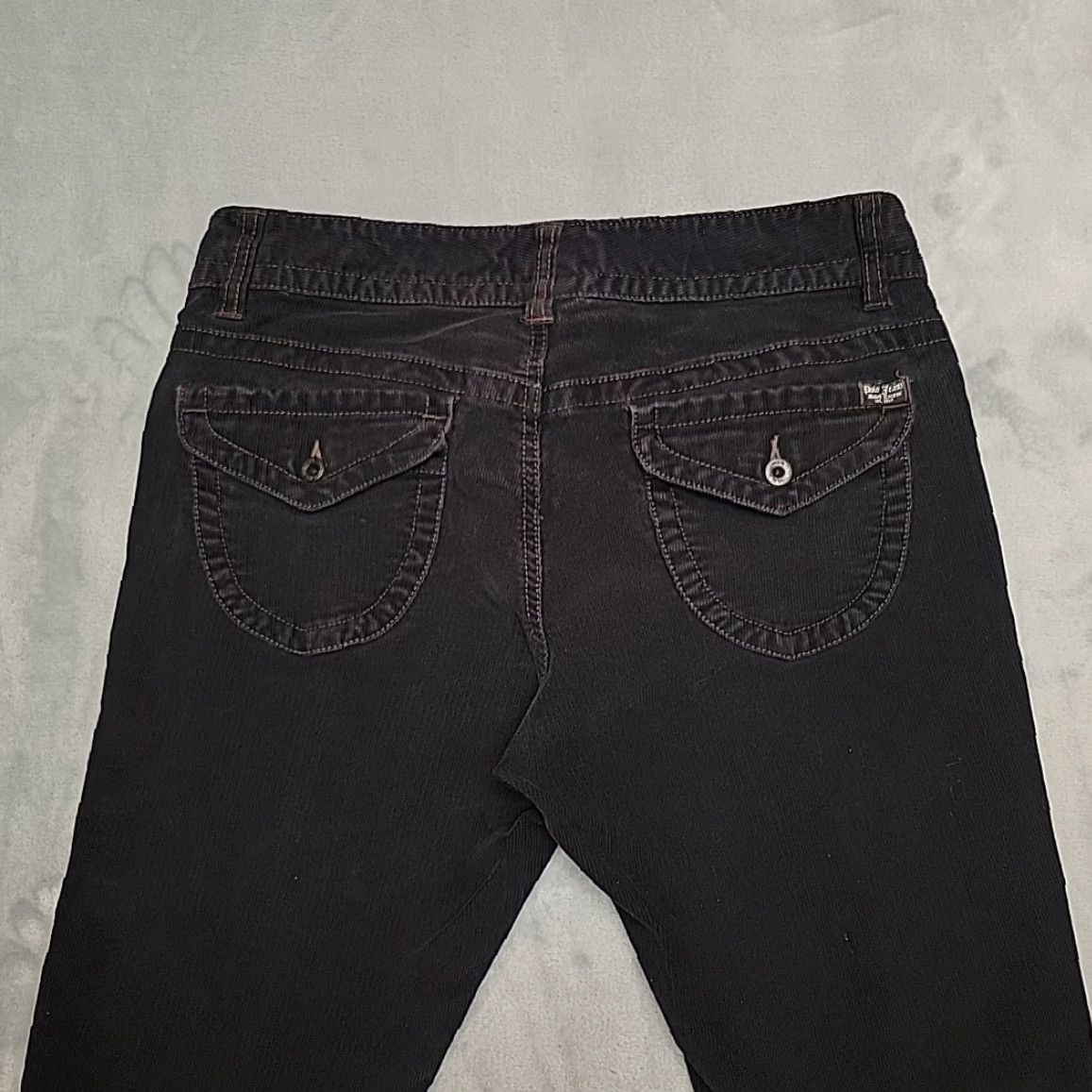 Polo Ralph Lauren Polo Jeans Company Pants Womens 10x32 Black Corduroy Chino Pants Y2K Retro Shirt? Size 32" / US 10 / IT 46 - 5 Thumbnail