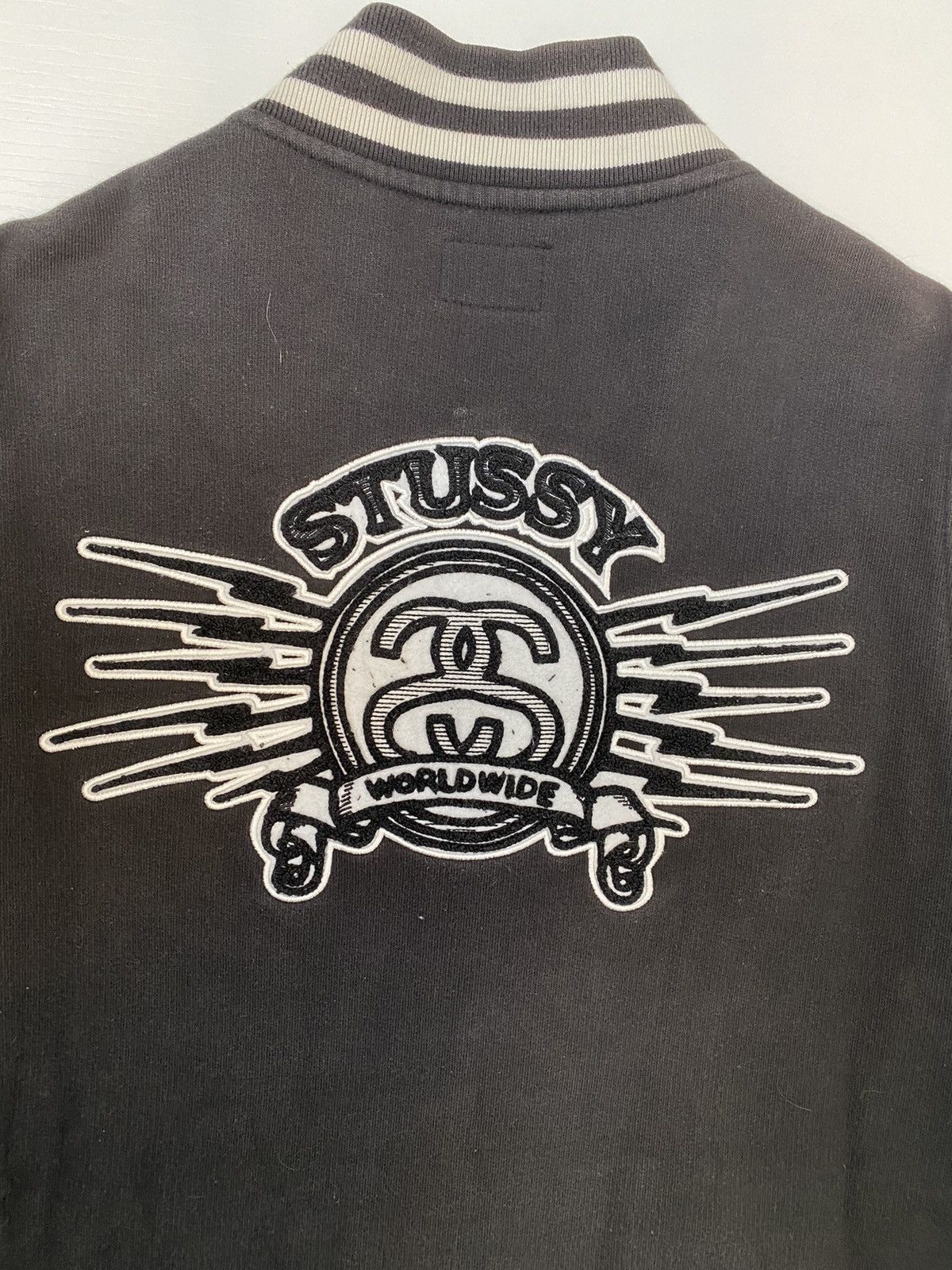 Stussy Stüssy sweatshirt, size M, black, with patch, used, Size US M / EU 48-50 / 2 - 11 Thumbnail