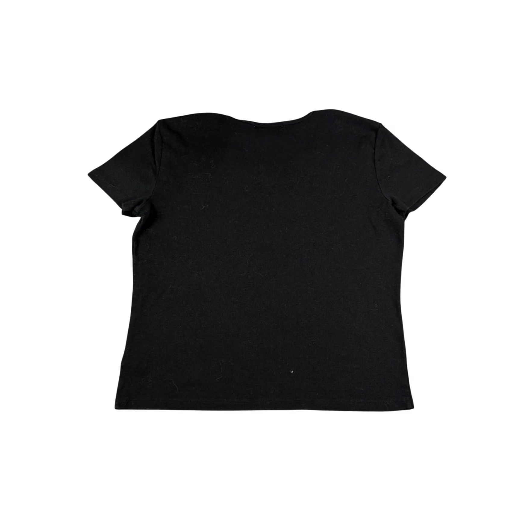 Ralph Lauren Lauren Ralph Lauren Petite Black Short Sleeve T-Shirt RLL Logo Size PM Size M / US 6-8 / IT 42-44 - 2 Thumbnail