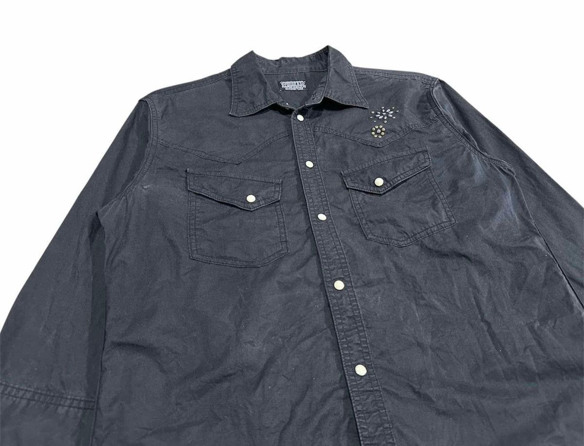 Hysteric Glamour × If Six Was Nine × Japanese Brand 🔥Sick Y2K Stopges & Co Studded Western Shirt Black Size US XL / EU 56 / 4 - 4 Thumbnail