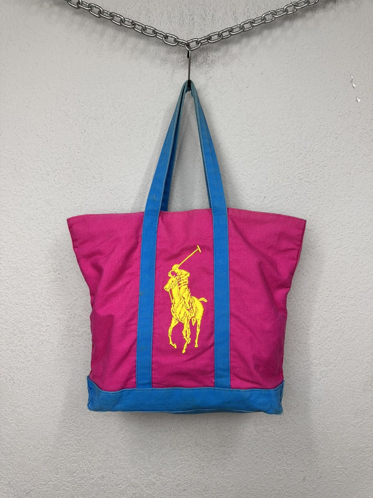Polo Ralph Lauren Bag Leather Y2K Avantgarde Shopper Rare Ralph Lauren Size ONE SIZE - 1 Thumbnail