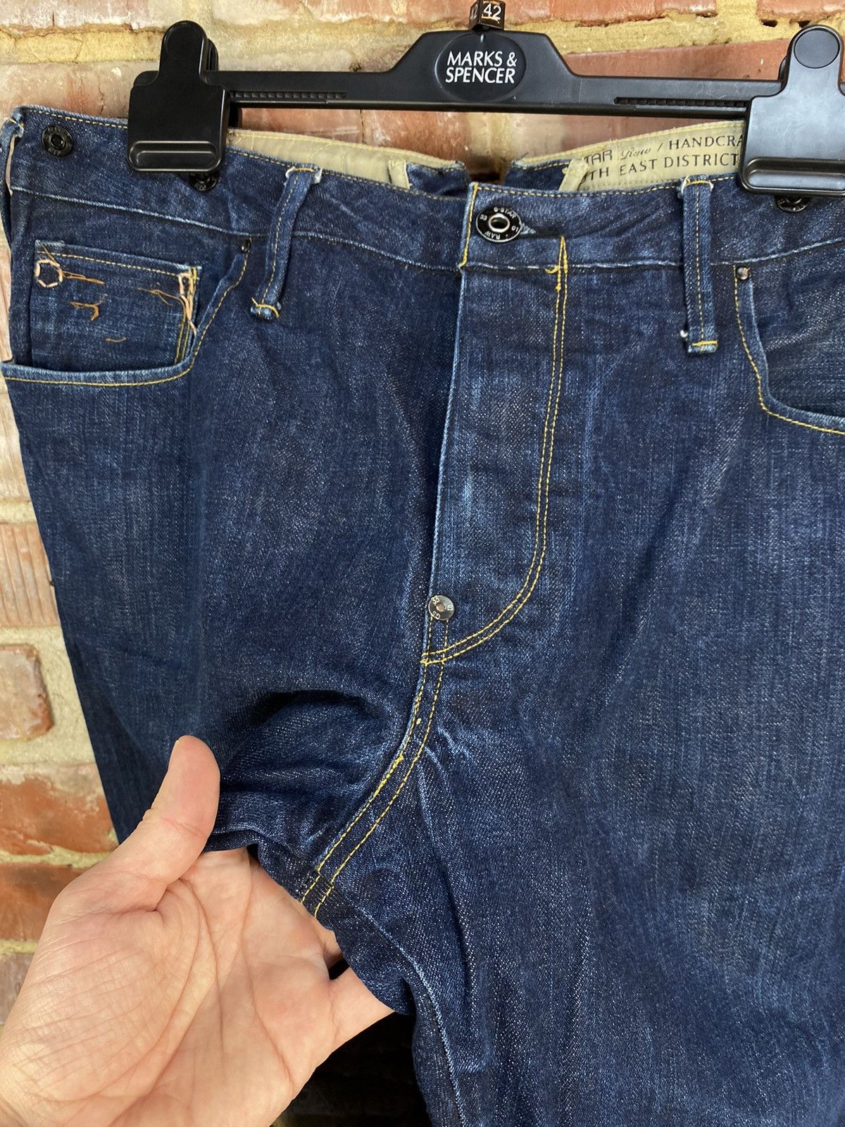 G-Star G-Star Raw Lumber Original Handcrafted Selvedge Denim Jeans Size US 36 / EU 52 - 9 Thumbnail