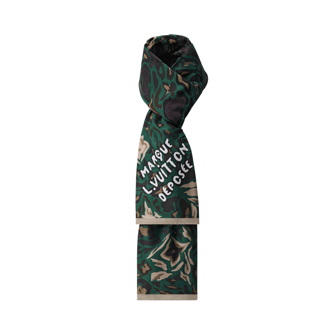 Louis Vuitton LV Camo Stole Size ONE SIZE - 3 Thumbnail