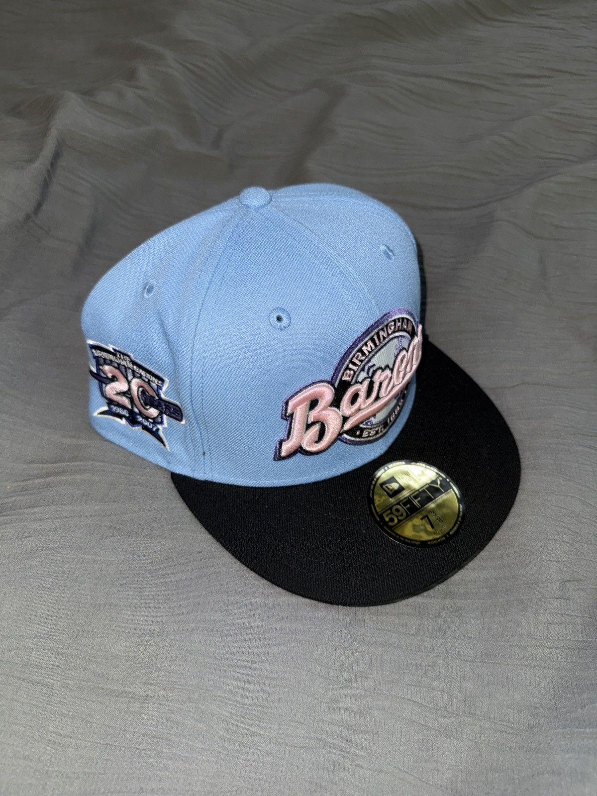 New Era Birmingham Barons fitted hat 7 3/8 Size ONE SIZE - 1 Thumbnail