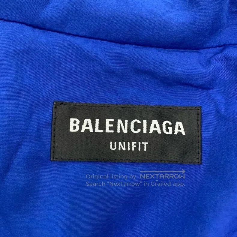 Balenciaga Balenciaga Blue Windbreaker Jacket. Size US L / EU 52-54 / 3 - 4 Thumbnail