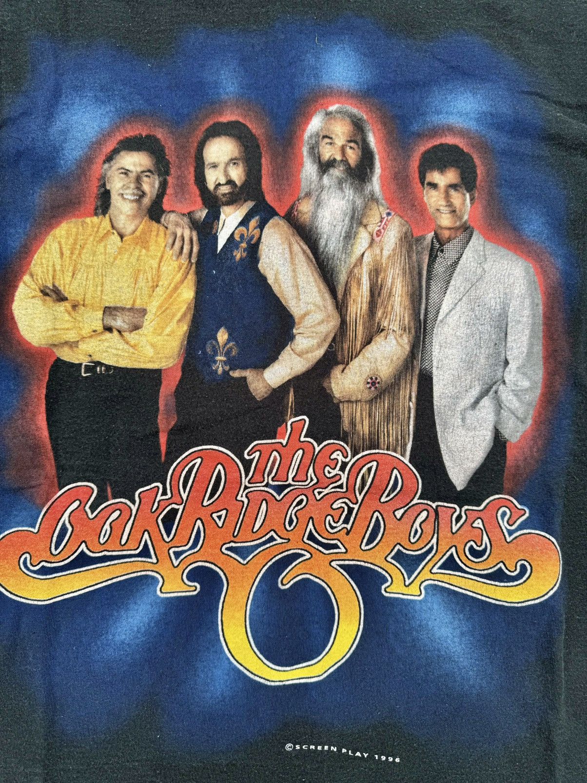 Band Tees × Vintage 1996 Oak Ridge Boys 90’s Vintage Concert Tour Band T-Shirt Size US L / EU 52-54 / 3 - 3 Thumbnail
