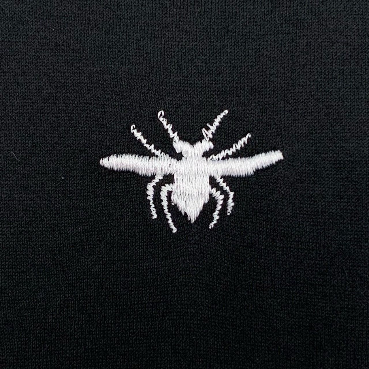 Dior Dior Embroidered Bee Round-Neck Black Cotton Short-Sleeve T- Size US XXS / EU 40 - 5 Thumbnail