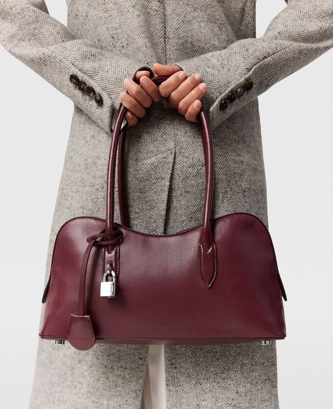 Stella McCartney os11x1225 Size: OS / Ryder Shoulder Bag in Bordeaux Size ONE SIZE - 6 Thumbnail