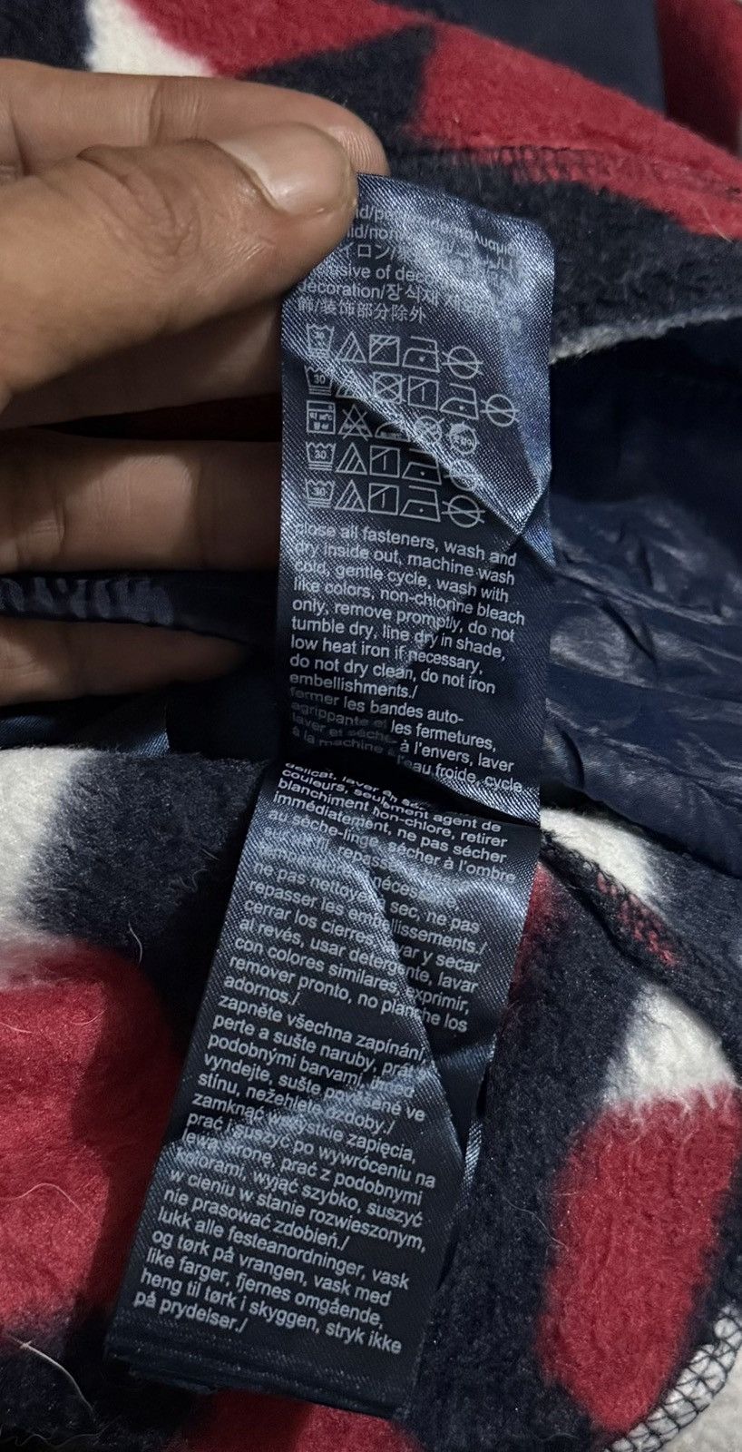 Tommy Hilfiger Tommy Hilfiger Sport Tech Denim Polar Fleece Vintage Size US XS / EU 42 / 0 - 8 Thumbnail