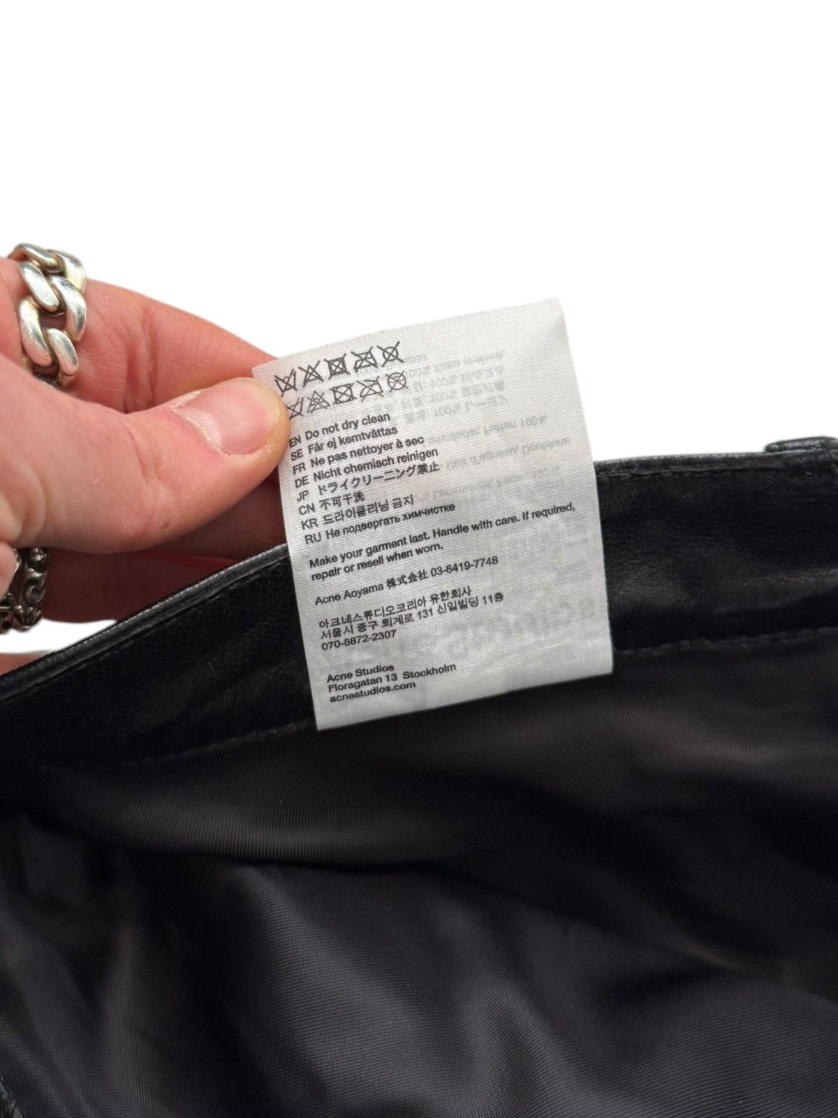Acne Studios $1,550 Heavy Lamb Bootcut Leather Pants Size 28" / US 6 / IT 42 - 10 Thumbnail