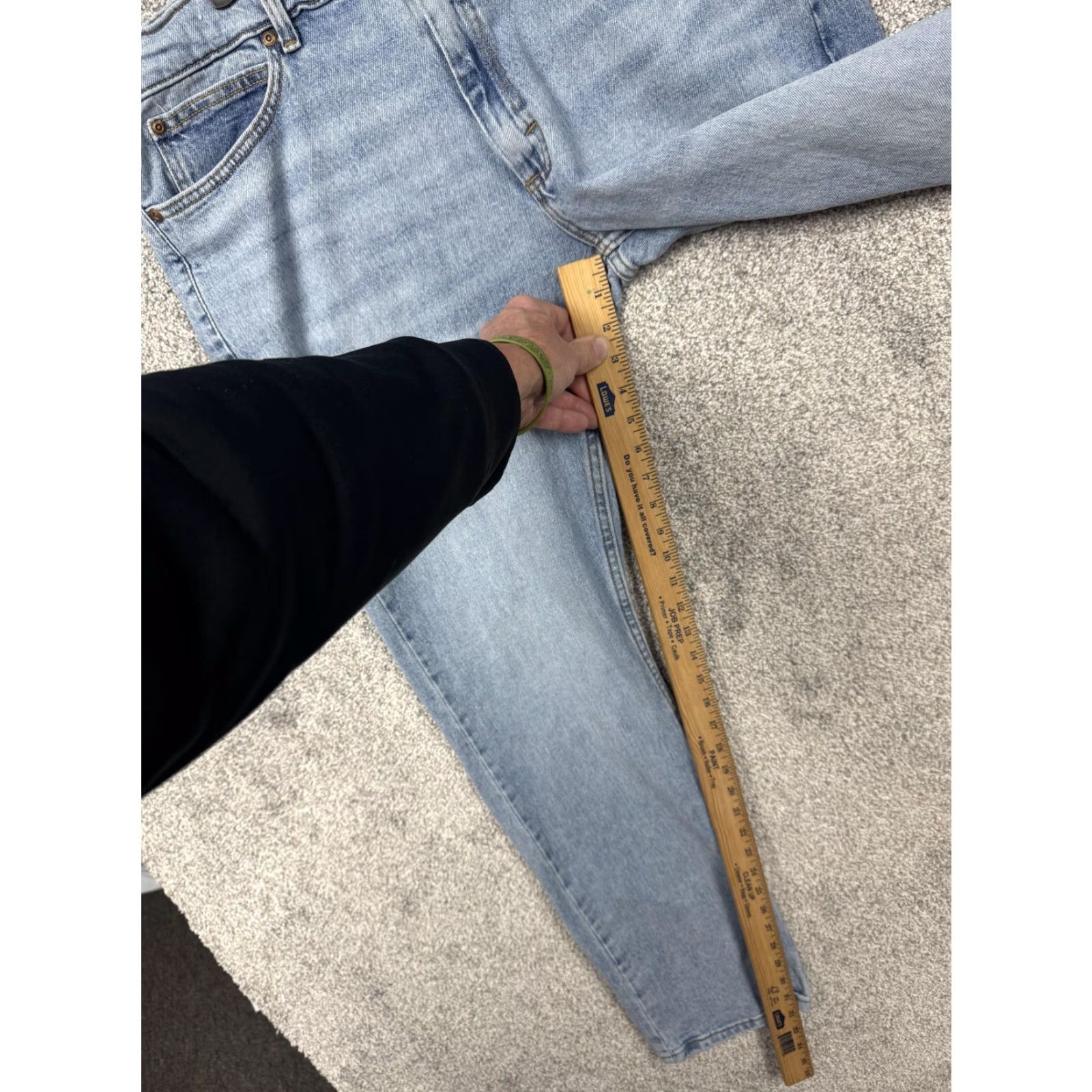 Lee Lee Jeans Mens 38x32 Slim Fit Tapered Leg Denim Blue 5-Pocket Regular Zip Fly Mid Rise Casual N/A Size US 38 / EU 54 - 4 Thumbnail