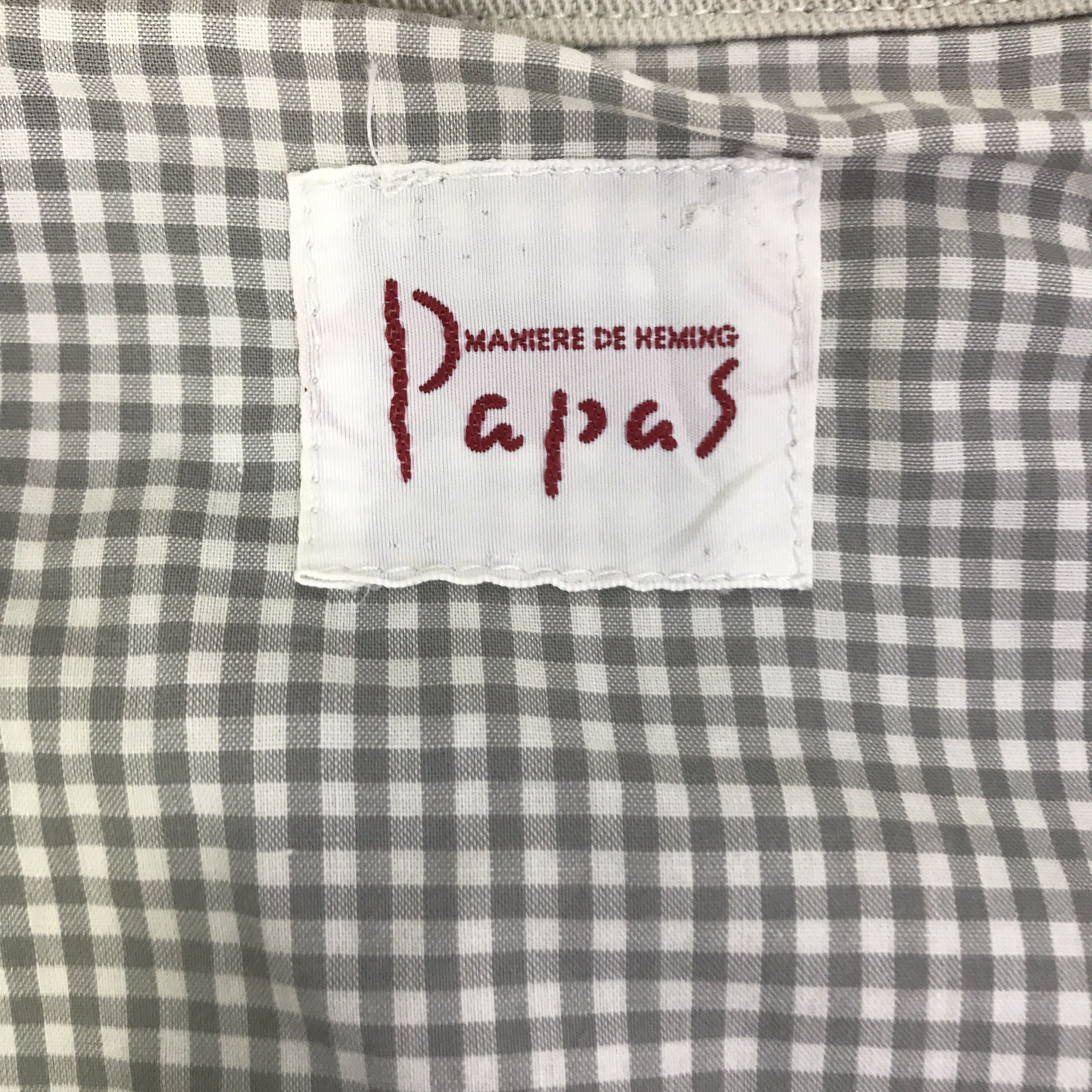 Japanese Brand PAPAS TENNIS BUTTON BOMBER JACKET K119B9 Size US L / EU 52-54 / 3 - 8 Thumbnail